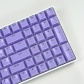 Jelly Purple 104+32 Keys OEM Profile PC Doubleshot Top Legends Keycaps Set for MX Keyboard